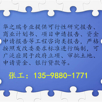 临清市做可行性报告本地做报告便宜-可行报告范本