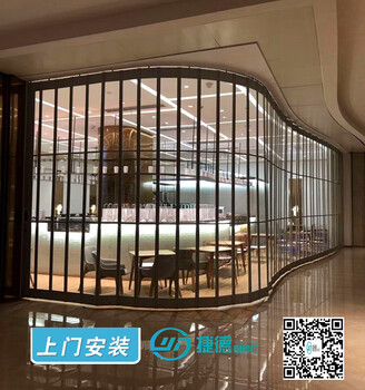 惠州惠阳区水晶卷帘门透明水晶卷闸门定制水晶门