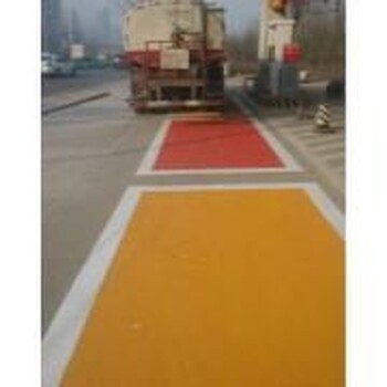 彩色人行道路面防滑胶CH515型环保树脂彩色路面施工