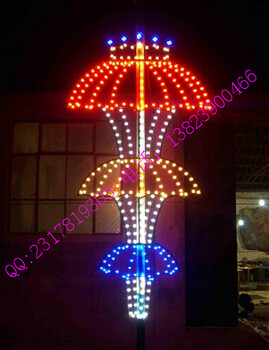 專屬LED路燈桿造型燈天鵝賀歲燈桿造型裝飾過街燈