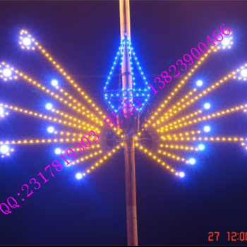城市LED路灯杆造型灯芦荟灯杆造型装饰中国结