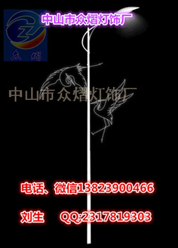 圣母瑪利亞抱娃造型過街燈擁抱太陽路燈桿裝飾燈圖案燈