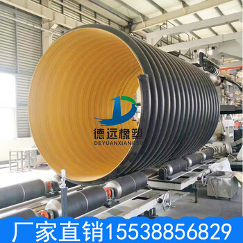 DN2200型号正规波纹管厂家钢带增强聚乙烯波纹管