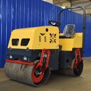 1.5噸小型柴油風冷壓路機雙驅雙振壓路機路面壓實機