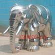 不锈钢动物大象雕塑图片