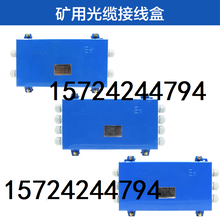 矿用光纤接线盒铁盒塑料口24/48芯JHHG-4/JHHG-6防爆接线盒图片