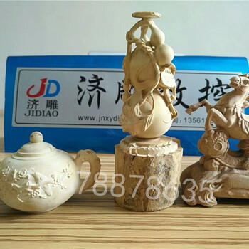 6060双头数控玉石佛像圆雕3d电脑数控四轴木工小型三维立体雕刻机