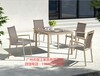 优质户外桌椅园林钢木桌椅花园休闲台椅