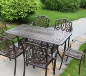 海南三亚铸铝伊丽莎白桌椅楚工花园铸铝桌椅户外图片信息