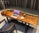 南美花梨胡桃木实木大板家具办公桌书桌写字台画案老板桌餐桌茶桌茶台会议桌电脑桌图片