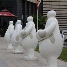 东莞雕塑厂家直销卡通雕塑，大白雕塑，玻璃钢大白雕塑