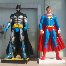 供应超人雕塑卡通超人雕塑玻璃钢超人现代雕塑