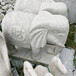 花岗岩白麻石狮子石材狮子石雕麒麟大象批发厂家