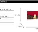 M58414路易威登LVPALLAS系列帆布s型锁长款钱包樱桃红M58415M41948图片