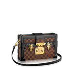 N41003路易威登(LouisVuitton)女士优雅耐用磁铁开合棋盘格帆布手袋斜挎包-香港巴黎站