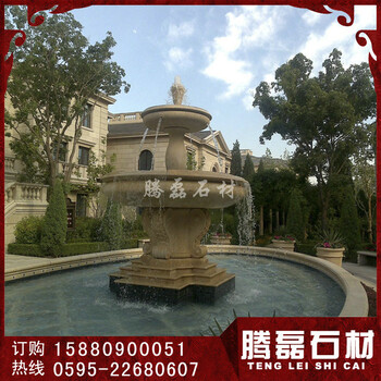 福建噴泉石雕大型石雕噴泉騰磊