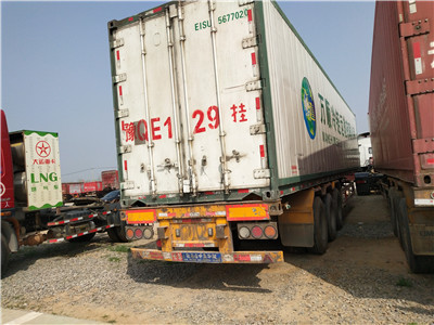 广州花都二手天龙375重卡拖头货车轻型挂板车