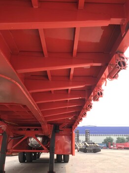 广州荔湾二手机械运输拖板车爬梯低平板挂板车