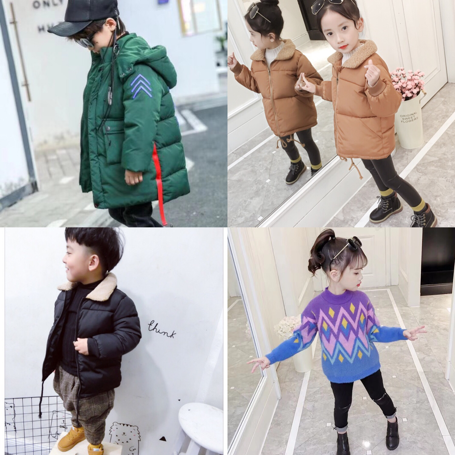 2018年新版女童装棉服棉衣清仓厂家特价甩卖儿童羽绒棉服外套批发热销童装货源