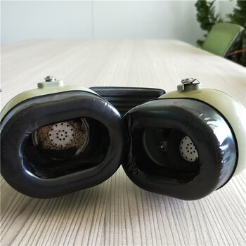 高周波电压吸塑成型耳套TPU黑色软皮硅胶皮耳套辉晟海绵厂家可订制