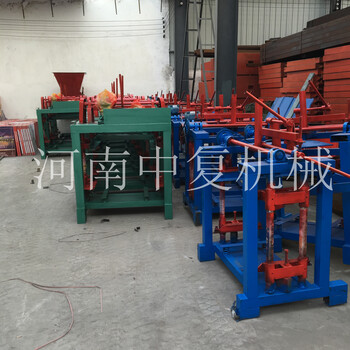 小型水泥免燒磚機(jī)半自動(dòng)空心磚機(jī)