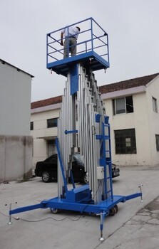 鋁合金移動式升降機價格制衣廠消防升降機高空作業(yè)升降平臺