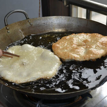 油饼夹菜的做法油饼夹馍怎么做好吃西安早餐培训