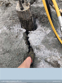 庆阳煤矿巷道岩石开采设备分裂机竖井掘进液压分石机