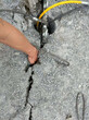 劈石设备石方基础开挖石头顶裂机器－替代雷管炸药图片