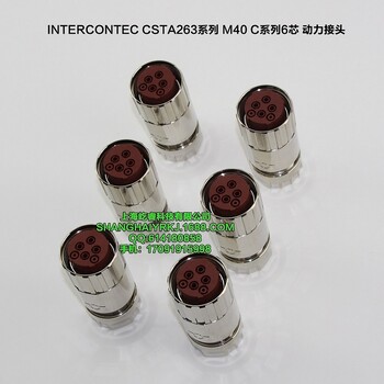 IntercontecCSTA263系列M40SiemensSIZE1.5动力接头6芯
