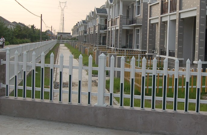 金华市小区绿化围栏-塑钢护栏生产厂家