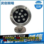 山东德州市LED水底灯新款式灵创照明深受海内外喜爱厂家