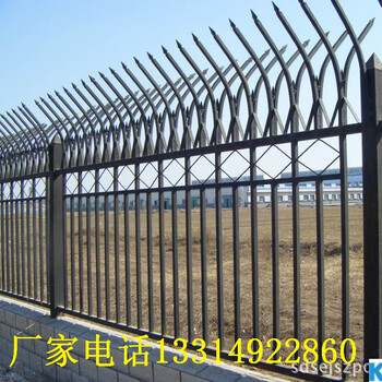 厂家火热泉州石狮工厂围栏锌钢围墙护栏可配送安装