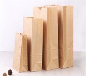 现货加厚牛皮纸袋食品打包纸袋定制