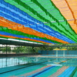 广州遮阳网厂家供应幼儿园彩色遮阳网隔热网泳池防晒遮阴网