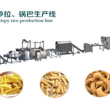 亚麻籽烤酥苦荞脆片休闲膨化食品生产线手工山药酥机器
