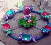 鲤鱼跳龙门是款生意不错的旋转类小型儿童游乐设备