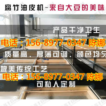 山东临沂腐竹机家用全自动油皮机器照片及价格豆制品豆油皮机器