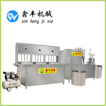 镇江自动豆腐生产线操作简单速度快不锈钢豆腐机家用豆腐机