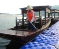 周氏觀光木船廠家直銷旅游船價格水庫游玩船