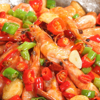 吃饱宝香辣虾，火热香辣，先吃后涮，实惠方便