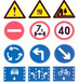 瑞能消防小心台阶贴纸指示地贴疏散标示指示牌小心台阶地贴
