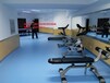 供应天津市健身房地板健身房专用地胶的厂家