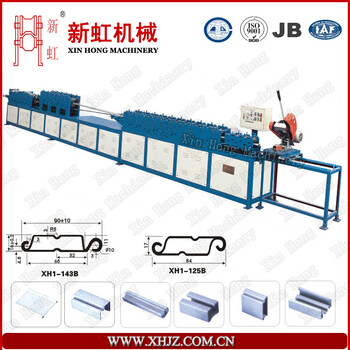 卷闸机镀锌钢卷材质冷弯成型工艺新虹制造复合辊压成型机设备