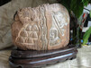 木雕工艺品木檀世家马来西亚沉香雕刻楚河汉界刘邦与项羽楚汉相争历史故事摆件