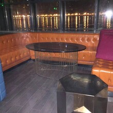 定制KTV沙发清吧酒吧个性创意歌厅卡座欧式U型发光茶几台桌椅组合