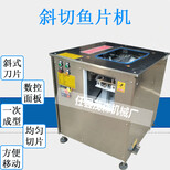 电动立式切生鱼肉片机鲜鱼斜切片成型机鱼类宰杀机图片0