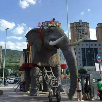 河北廊坊外观美丽埃菲尔铁塔出租人气巡游机械大象出租