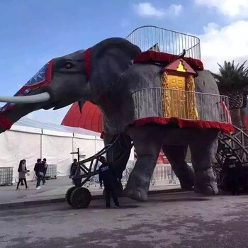 浙江绍兴巨型巡游机械大象出租大型鲸鱼岛出租