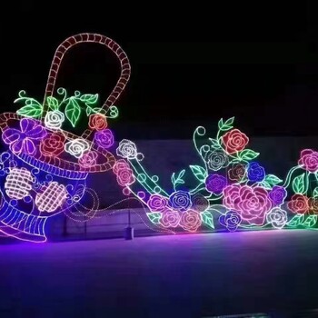 河南新乡创意春节造型灯光节出租互动旋转木马出租